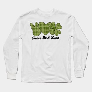 Peace Love Luck Long Sleeve T-Shirt